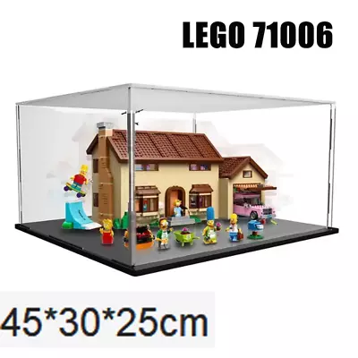 Display Case Storage Box For LEGO 71006 The Simpsons House Building Kit Blocks B • $162.99