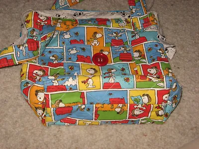 Snoopy Peanuts Cloth Purse In Nice Used Condition • $14.99