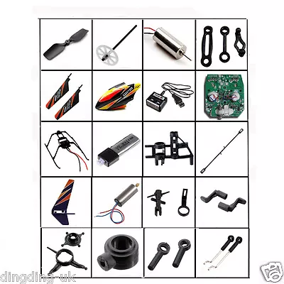 £2.99 • Buy WLtoys V911 4CH RC Helicopter Spare Parts Charger Battery Transmitter Motor UK