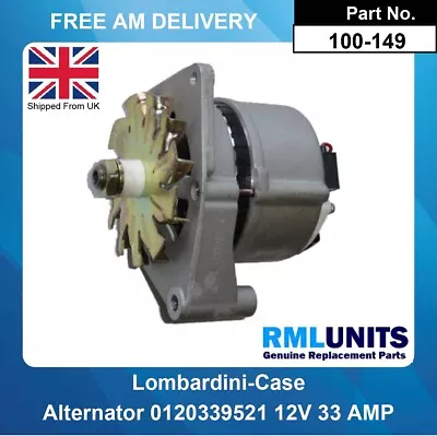 Alternator For Lombardini Ferrari Case Agrifull Arona Lombardini Marine 12V 33 A • $115.94