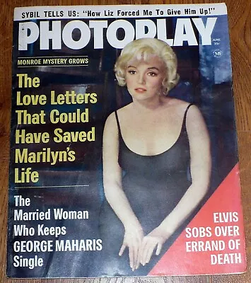 June 1963 Photoplay Magazine / Marilyn Monroe Cover • $9.99