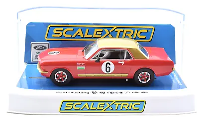 Scalextric Ford Mustang - Alan Mann Racing DPR W/ Lights 1/32 Slot Car C4339 • $44.99