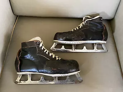 Vintage CCM Tacks TAckaberry Goalie Ice Hockey Skates Size 10 1/2 • $59.99