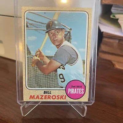 1968 Topps Set Break Bill Mazeroski #390 EX-EXMINT • $1