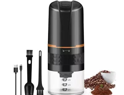 New Electric Coffee Grinder Rechargeable Ceramic Burr Coffee Grinder • $38.84