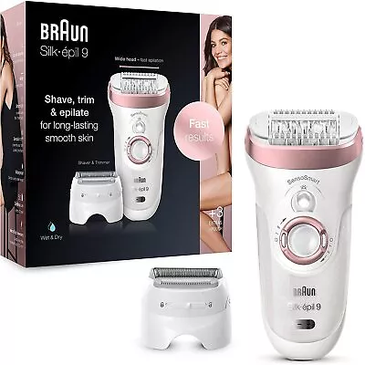 Braun Silk-epil 9 9-720 Epilator For Women Shaver & Trimmer Cordless Wet & Dry • $254.17