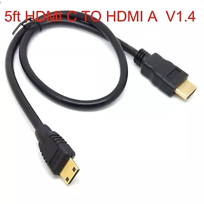 Mini HDMI C TO HDMI A HD Video Cable  For IRulu Android Tablet PC MID AL700 • $2.99