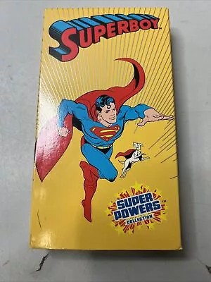 Vintage Superboy Super Powers VHS Video Cassette Tape Movie 1985 Animated  • $9.95