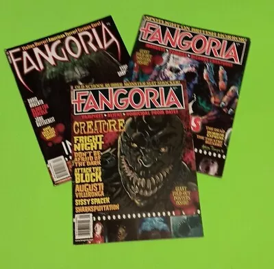 Fangoria Magazine Lot 302 305 306 Horror Carrie Scream Fangoria Lot Horror  • $40