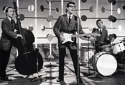 $14.95 • Buy Buddy Holly Poster, Rock N' Roll Pioneer, Live In Concert 