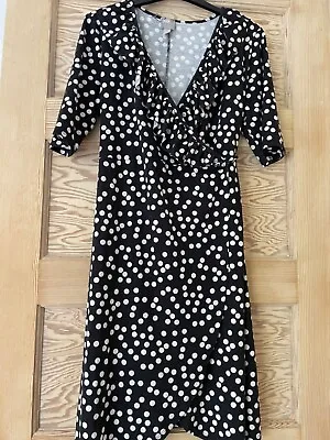 £6.99 • Buy Asos Maternity Dress Size 12 Polka Dot