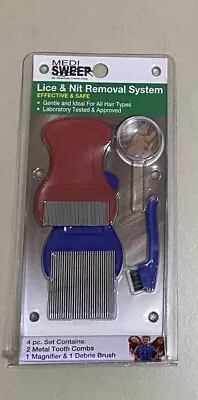 Lice & Nit Removal System Terminator Fine Egg Stainless Steel Cpmbs • $12.99