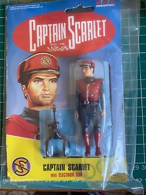 Captain Scarlet Unopened Carded Captain Scarlet With Electron Gun • £25