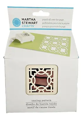 Martha Stewart CANING PATTERN Punch All Over The Page Free Shipping • $16.01