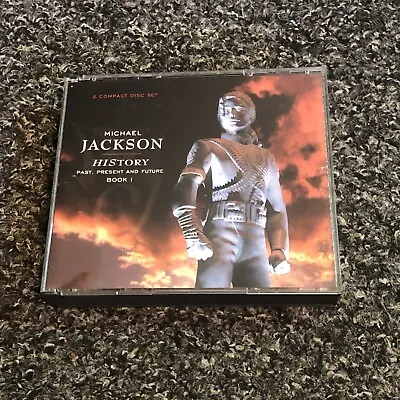 History Begins & Continues Michael Jackson (2CD Gold W/ Booklet 1995) FATCASE • £8.99