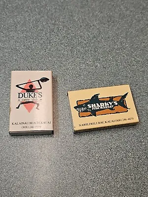 Sharkys Fish Market / Dukes Canoe Club Hawaii Matchbox • $8