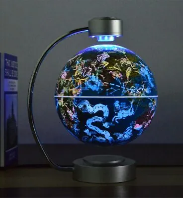 £67.99 • Buy 8 Inch Magnetic Levitation Globe Constellation Rotation Sphere Technology Light