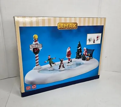2016 Lemax Animated North Pole Ice Follies Skating Pond #64045 Magnetic • $36.99