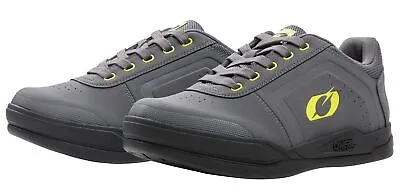 O'Neal Pinned SPD Mens Mountain Bike Shoes Gray/Neon Yellow • $92.42