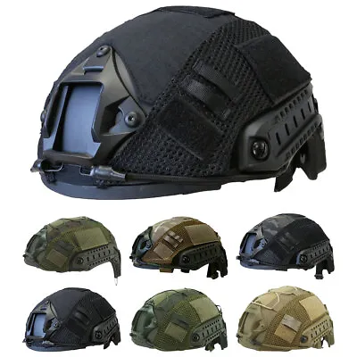 Fast Helmet Cover Military Army Tactical Camo Airsoft Headgear Ripstop Mesh • £11.99