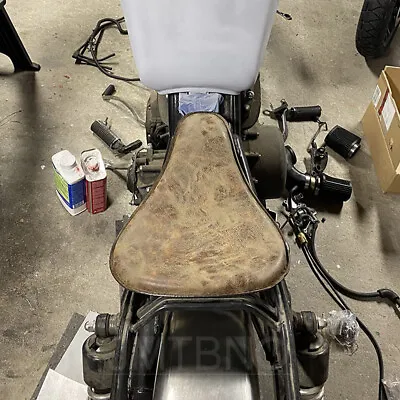 Brown Motorcycle Large Solo Seat 3  Spring For Harley Sportster Bobber Chopper • $65.25