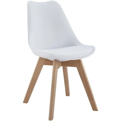 $70 • Buy Padded White Chair For Dining & Office.