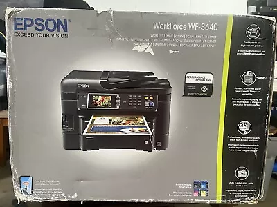 Epson Workforce Wf-3640 Printer • $450