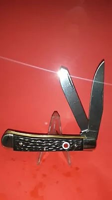 H Boker &co Solingen Germany Apple Badge Delrin Trapper Knife Nos W/original Box • $124.95