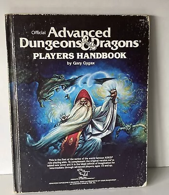 Official Advanced Dungeons & Dragons Players Handbook By Gary Gygax 1980 Rare • $48