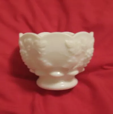  Four Westmoreland Paneled Grape Milk Glass Fruit Cocktail Or Desert Bowls • $11.95