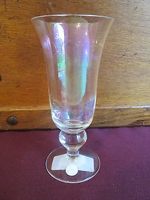 Mariposa Opal Tulip Flute Glass 7 1/8   0113d • $22.98