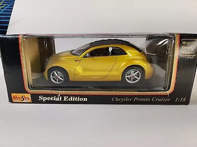 Maisto Special Edition - Chrysler Pronto Cruizer - Original Concept-gold-in Box • $9.99