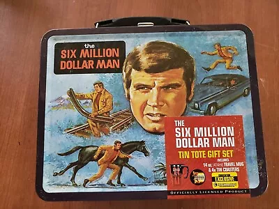 Vintage The Six Million Dollar Man Lunch Box Aladdin Industries 2013 No Thermos • $20