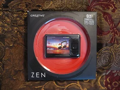 Creative ZEN 8 GB MP3 Player Audio Video FM Radio Voice Recorder Sealed New • $129.99