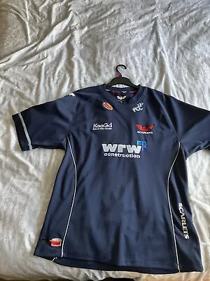 Kooga Llanelli Scarlets Wales Blue Rugby Union Shirt - Men's Size XXL • £4.99