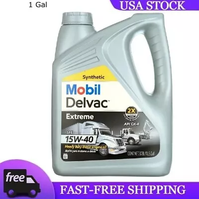 Mobil Delvac Extreme Heavy Duty Full Synthetic Diesel Engine Oil 15W-40 1 Gal • $20.99