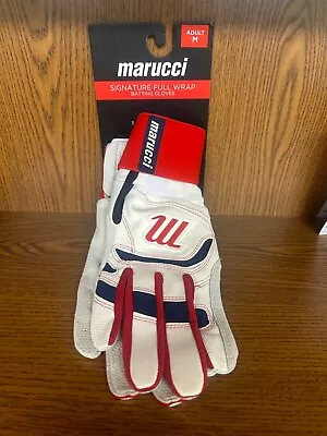 Marucci Signature Full Wrap Adult Batting Gloves New • $20