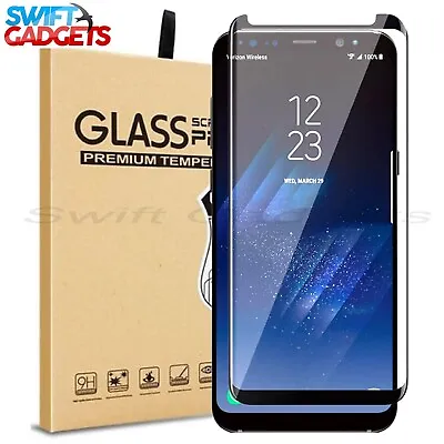 Full Cover Tempered Glass Screen Protector For Samsung S9 S10 S20 S21 S22 S23 5g • £2.99