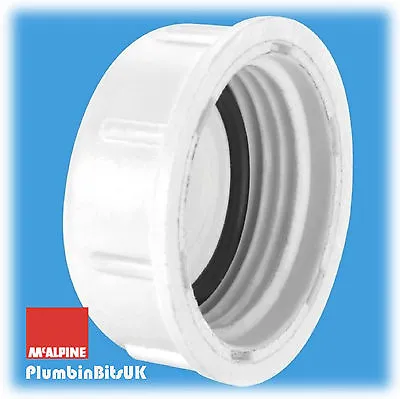 McAlpine Blank Cap WM Valve 3/4  NUT-WMVALVE Blanking Off Cap • £3.89