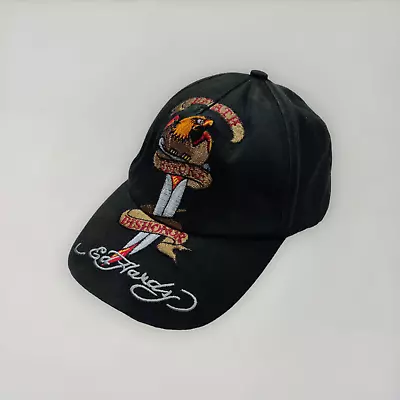 Ed Hardy By Christian Audigier Kids Cap Hat Embroidered Junior One Size • £14.95