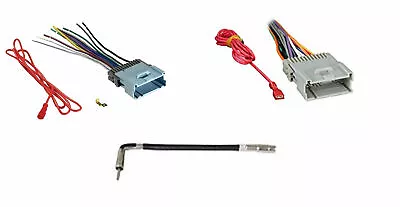 Combo Car Radio Stereo Wiring Harness Antenna For Specific Chevy GMC Pontiac  • $8.90