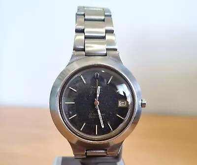 Vintage SS Omega Semaster F300hz Cone Swiss 12 J Tuning Fork Watch Runs • $745