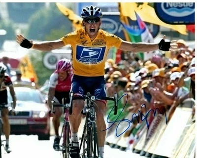 £193.85 • Buy LANCE ARMSTRONG Signed 8x10 TOUR DE FRANCE Photo W/ Hologram COA