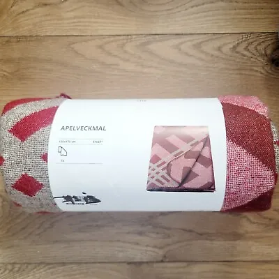 $38.98 • Buy Ikea APELVECKMAL Throw Wine Red Pink 51x67  Blanket Soft Cozy Decor Fast Shipp