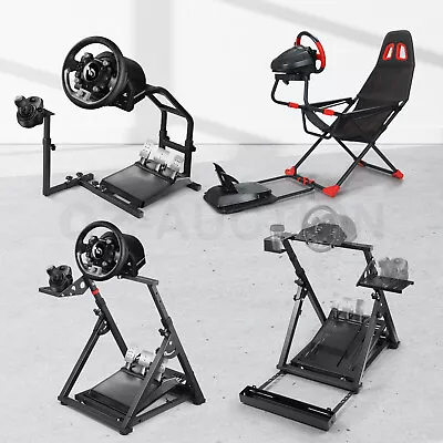 Sim Game Racing Wheel Stand Simulator Steering Mount Foldable Gaming Accessories • $129.95