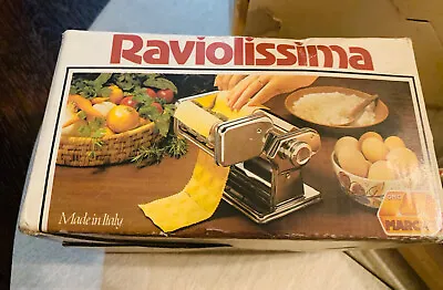 Vtg Marcato Raviolissima Ravioli Pasta Maker Attachment  Made In Italy • $29.90