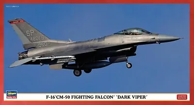 Hasegawa HAS-07522 1-48 F-16CM-50 Fighting Falcon -  Dark Viper  - U.S. Shipping • $59.88