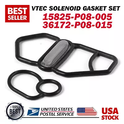 OEM Si B16A2 GSR B18C1 Type R B18C5 DC Upper & Lower VTEC Solenoid Gaskets • $10.09