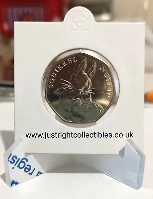 2016 50p Coin Squirrel Nutkin Uncirculated Fifty Pence Beatrix Potter • £3.99