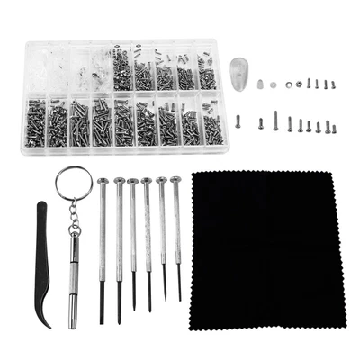 $18.99 • Buy Eyeglass Repair Kit Sunglasses Repair Kit With Nose Pads Screws Screwdriverr